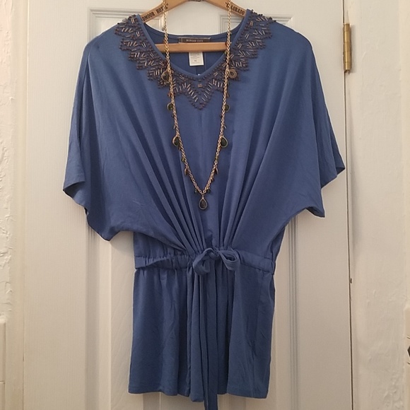 BOHEMIAN Beaded Embellished Top NEW - Picture 3 of 6